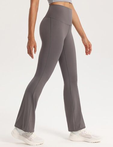 Women Yoga Pants High Waist Flare Leggings Workout Pants with Pockets in Saudi Arabia