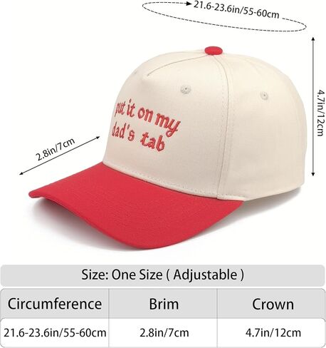 Embroidered Funny Baseball Cap for Men & Women – Trucker Hat, Adjustable Snapback, Cotton, Classic Style in Kuwait