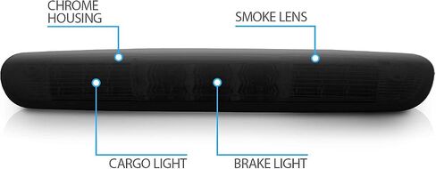 AmeriLite Chrome LED High Mount Stop 3rd Brake Lights For Chevy Silverado : GMC Sierra 1500 2500 3500 in Saudi Arabia