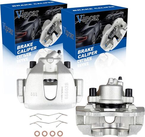 Pair of Front Brake Calipers for FORD FOCUS 2004 2005 2006 2007 Front Left and Front Right Focus Disc Brake Calipers with Brackets Assembly 18B4948/18B4949 in Saudi Arabia