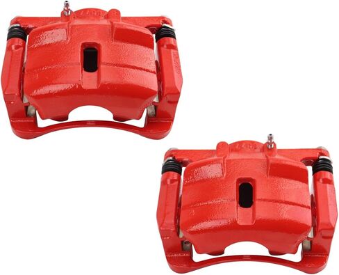 TRQ Performance Front Performance Brake Caliper Set Compatible with 14-18 Nissan Rogue in Saudi Arabia