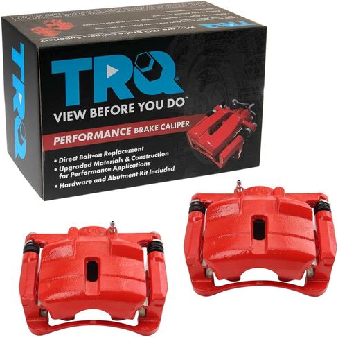 TRQ Performance Front Performance Brake Caliper Set Compatible with 14-18 Nissan Rogue in Saudi Arabia