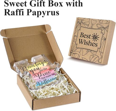 Difference Maker Gift Appreciation Gifts for Leader Boss Employee Coworker Teacher Staff Mentor Coach Manager Appreciation Thank You Gifts Coworker Gifts Office Gifts Retirement Gifts Acrylic Puzzle in Kuwait