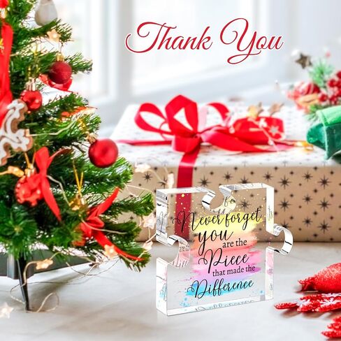 Difference Maker Gift Appreciation Gifts for Leader Boss Employee Coworker Teacher Staff Mentor Coach Manager Appreciation Thank You Gifts Coworker Gifts Office Gifts Retirement Gifts Acrylic Puzzle in Kuwait