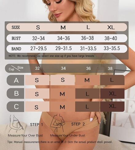 Strapless Bra for Women Non-Slip Silicone Bandeau Comfy Wavy Edge Bras Back Cross Wireless Tube Top Padded in Saudi Arabia