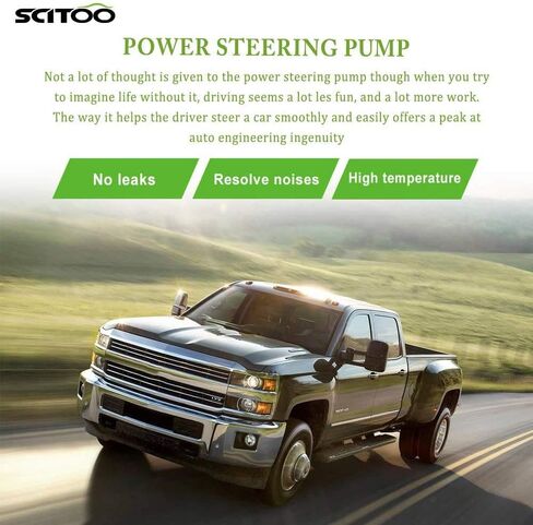 SCITOO 21-5478 Power Steering Pump Compatible With Nissan Altima 2007 2008 2009 2010 2011 2012 2013; For X-Trail 2002 2003 2004 2005 2006 2007 2008 2009 2010 2011, with Pulley in Saudi Arabia