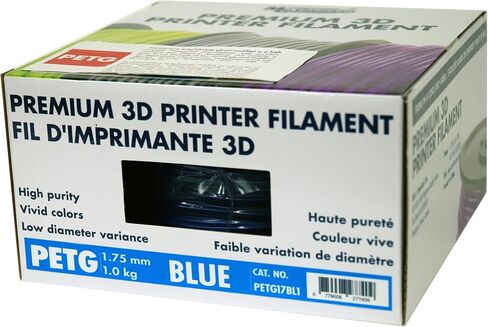 MG Chemicals PETG17BK1 خيط طابعة PETG أسود ثلاثي الأبعاد، 1.75 مم، بكرة 1 كجم in Kuwait