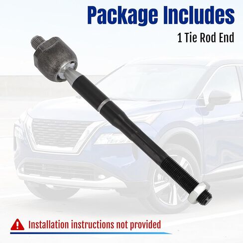 نهاية قضيب الربط الداخلي الأمامي من الفولاذ الكربوني الفاخر لسيارة Nissan Rogue S/SL/SV (ليست رياضية) 2021-2025 | ملاءمة مباشرة لليسار/اليمين in Kuwait