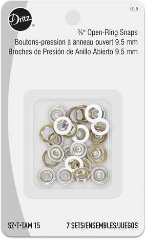 مشابك تثبيت Dritz 15-9، بيضاء، مقاس 15 (3/8 بوصة) 7 قطع in Saudi Arabia
