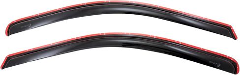 TrailFX 2446IC in-Channel Window Vents Rainguards Fits Chevrolet Silverado 1500 2500 3500 2023-2025 Snap-in Installation Low Profile Acrylic 2-Piece Smoked Rainguards in Saudi Arabia