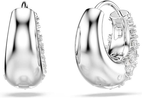 Swarovski Sublima earrings, White, Rhodium finish in Saudi Arabia