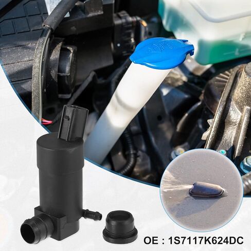 ACROPIX Car Windshield Washer Motor Pump Replacement Fit for VOLVO C70 - Pack of 1 Black in Saudi Arabia