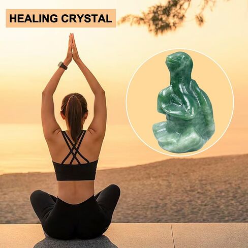Green Jade Sea Turtle Meditation Crystal Yoga Sculpture,Hand Carved Healing Figurine Spiritual Decor Chakra Balancing Gift,Zen Statue for Home Office Decorations in Saudi Arabia