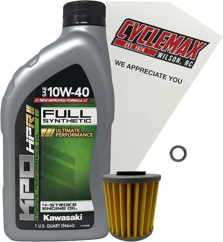 Full-Synthetic KPO Oil Change Kit compatible with 2021-2025 Kawasaki KX250 in Saudi Arabia