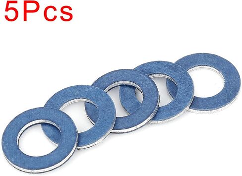 X AUTOHAUX 5pcs M12 Blue Oil Drain Plug Gaskets Replacement for Toyota 90430-12031 in Saudi Arabia