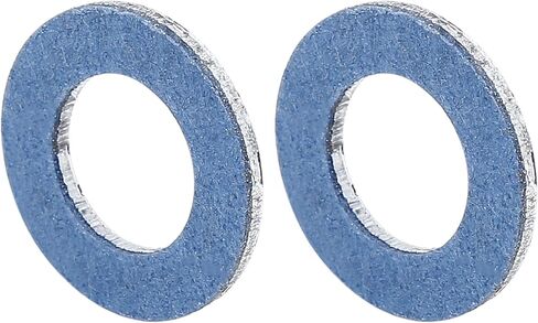 X AUTOHAUX 5pcs M12 Blue Oil Drain Plug Gaskets Replacement for Toyota 90430-12031 in Saudi Arabia