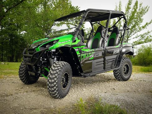 SuperATV Heavy-Duty Fender Flares Mud Guards for 2012+ Kawasaki Teryx 4 (See Fitment) | Extreme Durability | Protect Against Rocks, Dirt, Sand, & Mud in Saudi Arabia