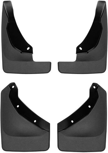 WeatherTech Custom No Drill Splash Guard MudFlaps for Ford Bronco Sport - Front & Rear Set (110133-120133), Black in Saudi Arabia