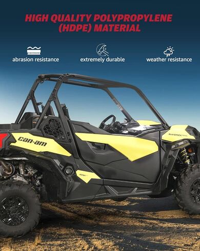 مجموعة مشاعل حاجز ممتدة واسعة من A & UTV PRO لعام 2018-2025 Can Am Maverick Trail 800/1000 Sport Max، ملحقات ملحقات واقيات الطين الأمامية والخلفية، استبدل OEM # 715004958، #715004959 in Saudi Arabia