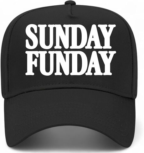 Sunday Funday Vintage Trucker Hat | Jesus Sports Football | Premium Adjustable Snapback Baseball Hat for Men & Women in Saudi Arabia