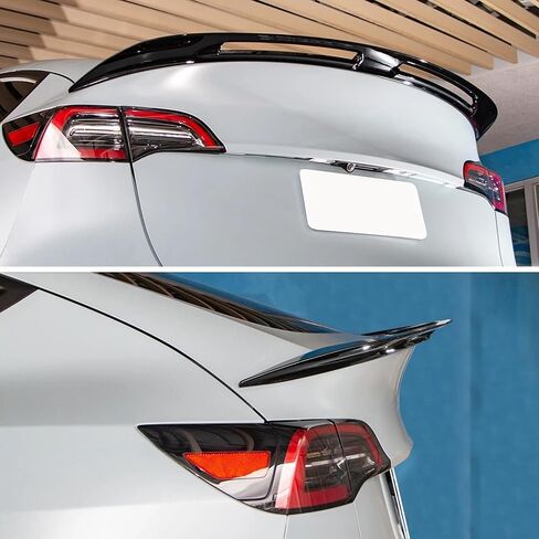 Rear Trunk Spoiler for Tesla Model Y 2020 2021 2022 2023 2024 Rear Spoiler Wing Trunk Lip Spoiler Tail Wing ABS (Glossy Black) in Saudi Arabia