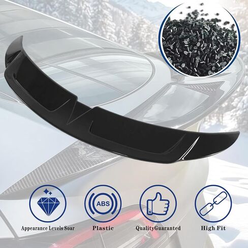 Rear Trunk Spoiler for Tesla Model Y 2020 2021 2022 2023 2024 Rear Spoiler Wing Trunk Lip Spoiler Tail Wing ABS (Glossy Black) in Saudi Arabia