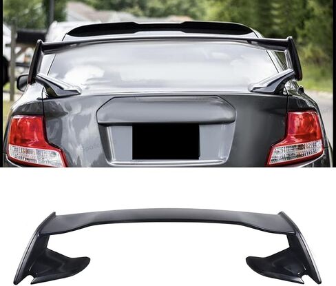 SCITOO Glossy Black Spoiler Wing Body Kit Compatible with 2015-2021 for Subaru WRX STI Sedan 2005-2016 for Scion tC Rear Trunk Spoiler Wing Splitter Chin Exterior Diffuser in Saudi Arabia