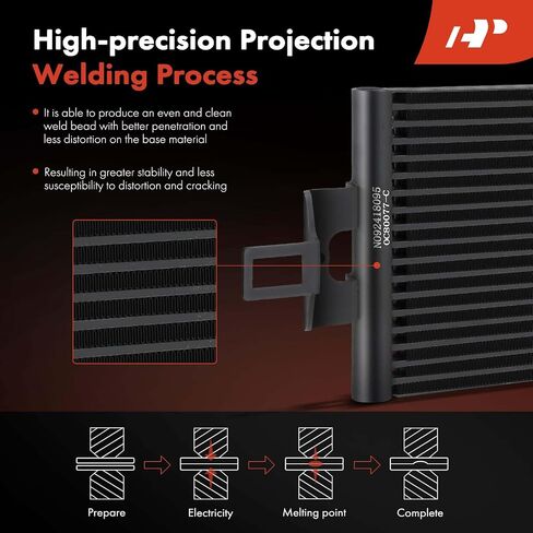 A-Premium Transmission Oil Cooler Compatible with Dodge Durango 2021 2022 2023, 3.6L 5.7L, AWD in Saudi Arabia
