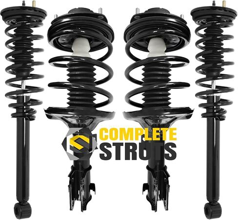 COMPLETESTRUTS - مجموعات الدعامات الأمامية والخلفية الكاملة مع استبدال نوابض لولبية لـ 1999-2003 Mitsubishi Galant - مجموعة من 4 in Saudi Arabia