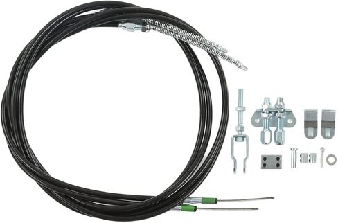 Universal Parking Brake Cable Kit ABS Plastic Handbrake Cable Assembly, Emergency Brake Cable, Universal Emergency Brake Cable Repair Kit in Saudi Arabia