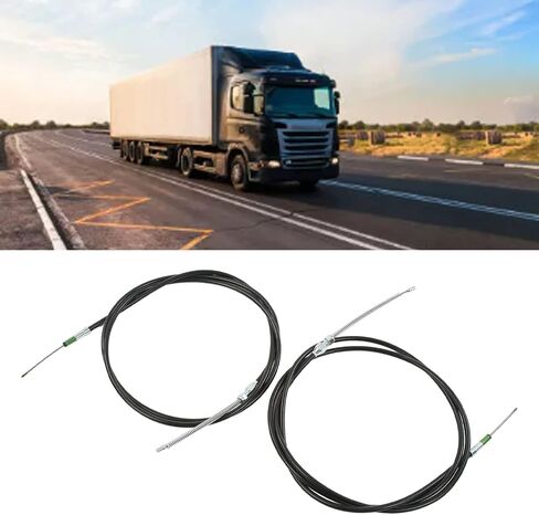 Universal Parking Brake Cable Kit ABS Plastic Handbrake Cable Assembly, Emergency Brake Cable, Universal Emergency Brake Cable Repair Kit in Saudi Arabia
