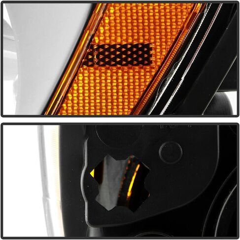 Headlights Assembly Pair for 2011-2013 Jeep Grand Cherokee & 2011-2017 Jeep Compass Halogen Headlights Headlamps L+R （black） in Saudi Arabia