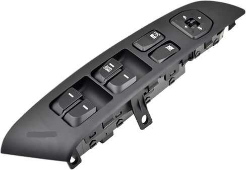 LED Blue Glass Lifter Switch Panel Rearview Mirror Adjustment Switch 1Pcs(AUTO Down) in Kuwait