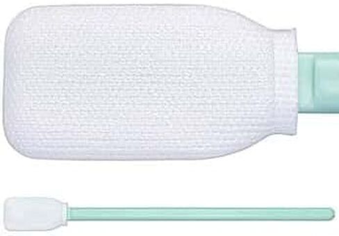 Texwipe TX762 Cleanroom Swab, 0.66"L Knit Polyester Tip, PP Handle; 100/Pk in Saudi Arabia