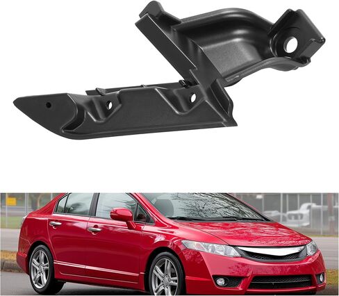 Pair Grille Brackets Compatible with 2009-2011 Honda Civic DX EX EX-L LX Si Coupe Grill Mounting Support Replaces HO1207108 HO1207107 71129SVAA50 71124SVAA50 Black Plastic(ABS) Left & Right in Saudi Arabia