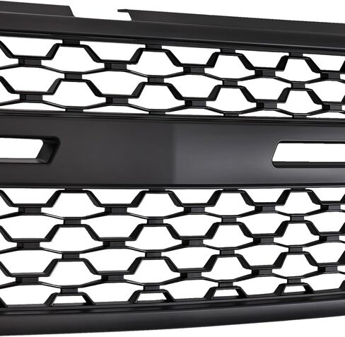 Spec-D Tuning Matte Black Honeycomb Front Bumper Grille Compatible with 2005-2007 Chevy Silverado 2500HD 3500HD Pickup Truck in Saudi Arabia