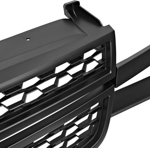 Spec-D Tuning Matte Black Honeycomb Front Bumper Grille Compatible with 2005-2007 Chevy Silverado 2500HD 3500HD Pickup Truck in Saudi Arabia