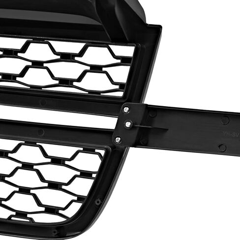 Spec-D Tuning Matte Black Honeycomb Front Bumper Grille Compatible with 2005-2007 Chevy Silverado 2500HD 3500HD Pickup Truck in Saudi Arabia