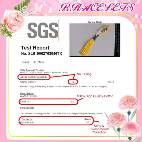 Embroidery Floss Rainbow Color 109 Skeins Per Pack Cross Stitch Threads Friendship Bracelets Floss Crafts Floss with 3 Weaved Plate（105 pcs Embroidery Floss +4 Metallic Embroidery Thread in Kuwait