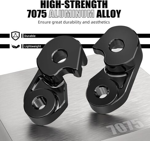 NICECNC Black Rear Suspension Riser 1" Shock Lift Bracket Lift Blocks Compatible with Harley Electra Glide Police FLHTP 2017-2024, Replacement for 47549-09A, See Fitment in Saudi Arabia