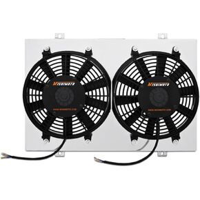 Mishimoto MMFS-RX-LS Performance Aluminum Fan Shroud Compatible With LS-Swapped Mazda RX-7 1993-1997 Silver