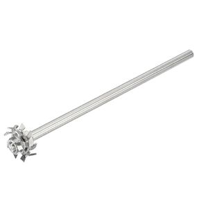 MECCANIXITY 304 Stainless Steel Stirring Rod 7.87" Length Dispersion Machine Stir Sticks with 3.15" ID Dispersion Disc for Laboratory, Industrial