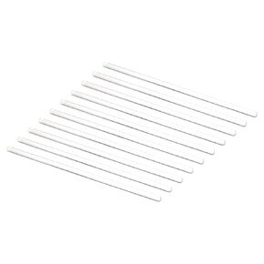 MECCANIXITY 3.3 Borosilicate Glass Stick 11.81" Length 10mm Dia Stir Rod Mixing Tools with Both Ends Round for Lab Kitchen Science 10Pcs