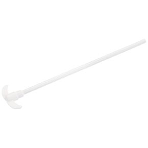 MECCANIXITY PTFE Electric Stirring Rod 350x75mm Overhead Stirrer Mixer Shaft with Foldable Paddle for Lab