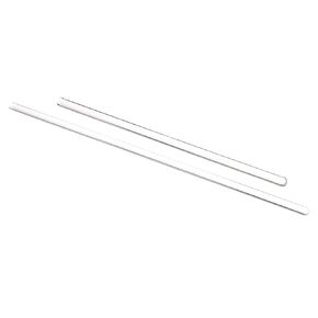MECCANIXITY 3.3 Borosilicate Glass Stick 7.87" 11.81" Length Stir Rod Mixing Tools with Both Ends Round for Lab Kitchen Science 4in2 Sets
