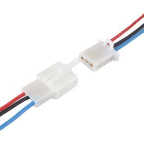 2-Pin Auto and Motorcycle Accessories Connector with Cable Male&Female Plugs AWG Wire Terminal Connectors Plug Auto Electrical Wire Pack of 5