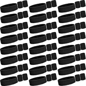72 Pcs Neon Sweatbands Set 24 Pcs Athletic Headband 48 Pcs Tennis Gymnastics Wristbands International Countries Sports Games Competitions for Men Women Party Supplies