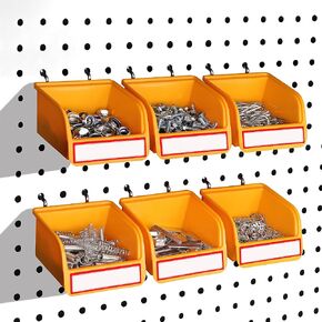 ELEAD 260 Piece Pegboard Hooks 1/8 and 1/4 inch peg Board Organizer Accessories with Pegboard Bins for Organizing Various Tools in The Garage Kitchen Bathroom Craft Room