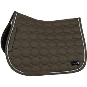 HORZE Marquess All Purpose Quilted Quick-Dry Saddle Pad with Crystal Trim