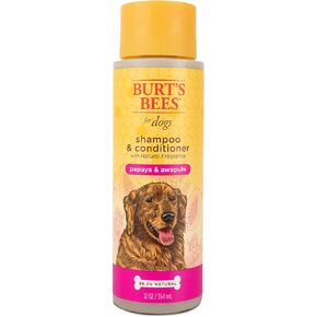 Burt's Bees for Pets Lavender Pear Shampoo & Conditioner | 2-in-1 Dog Shampoo and Conditioner with 98.2% Natural Origin Ingredients | Lavender Pear Dog Shampoo & Conditioner Soothes and Softens Dogs